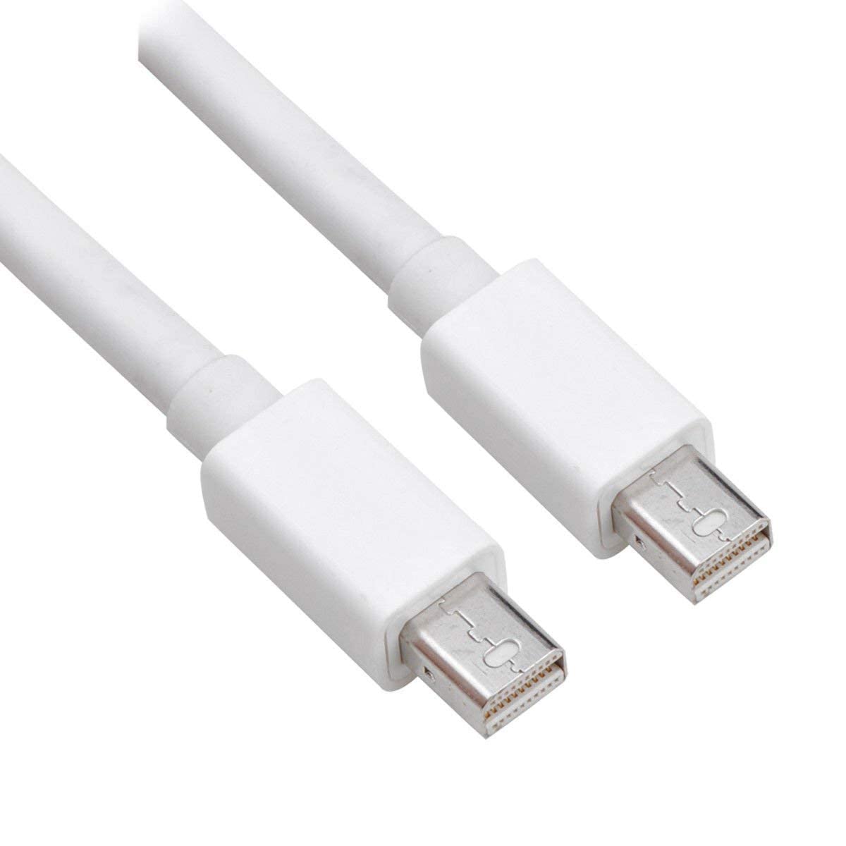 CARE CASE® Mini DP to Mini DP Cable 1.8M Mini DP Male to Mini DP Male Compatible with HDTV, Projector, Laptop, PC, Monitor. (Compatible with Mac-Book, Mac-Book Pro, Mac-Book Air, White)