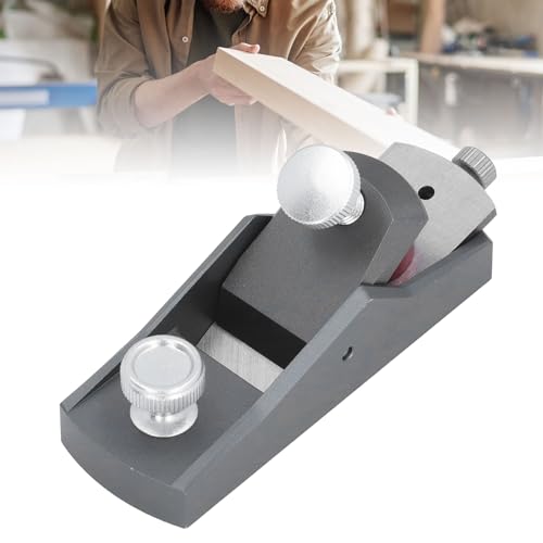 Kleiner Handhobel, Mini-Holzhobel, Block-Handhobel aus Aluminiumlegierung, Holz-Handhobel, Kleiner Besäumhobel, Holzbearbeitungs-Taschenhobel für Präzise, ​​effiziente Holzarbeiten