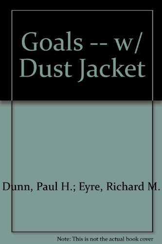 Goals -- w/ Dust Jacket B0032ARS78 Book Cover
