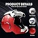 Iron Hero MK 5 1:1 Wearable Helmet-Silver Mask for Man-with Voice&Touch & Remote Control, LED Eyes & Realistic Sound Effects-Cosplay & Collectible Prop Gift for Adults and Teens