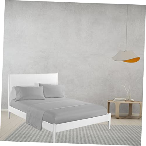 Parure de lit quatre pièces couleur pure élégante et confortable