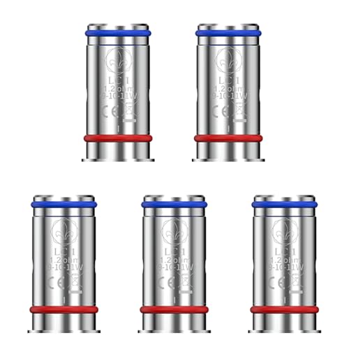 LYSS SII - Résistance LC1-1.2ohm - Lot de 5 Résistances en Mesh Cigarette Electronique - 0 FUITE - Sans e-liquide - Sans tabac - Sans Nicotine