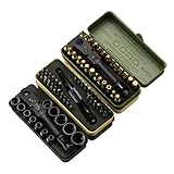 KESI Tool Torx Bit Set 77-Piece, Fully Armed Bits Ratchet Set with 13-Piece 1/4