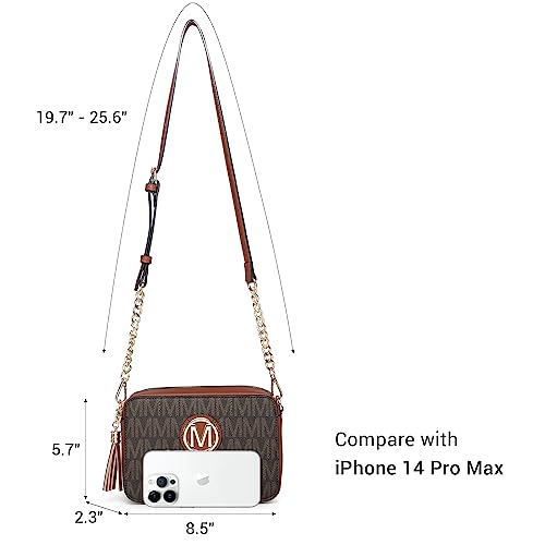 MKP Stylish Lightweight Fashion Crossbody Bag for Women Chic Signature Shoulder Messenger Bag with Tassel Zipper Pocket4