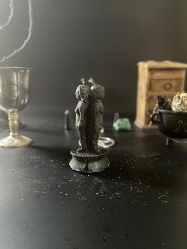 Image of Couple Separation with Herbs & Oils | Candle Cord Cutting, Spell Candle | Ritual, Magic, Unscented | Soy Wax Candle | (14H X 7W) cm-159Grams