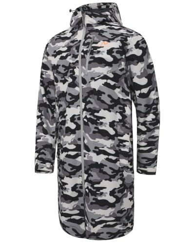 Image of NORDIC OUTLAND Rain Jacket Men,Waterproof Breathable Long Raincoat with Hood Mesh Lining,Windbreaker for outdoor activities