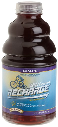 R.W. Knudsen Recharge Sports Drink, Grape, 32-Ounce Bottles (Pack of 12)