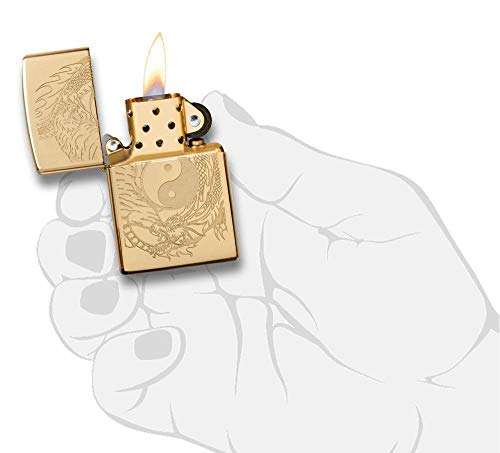 Encendedor Zippo diseño Tigre y Dragón miniatura 5