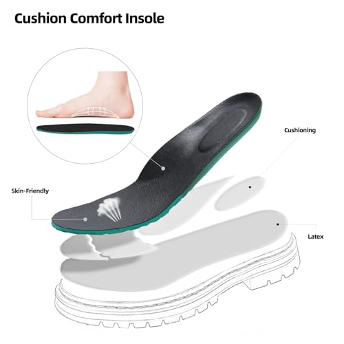 Womens Oxford Shoes Comfort Lace Up Slip Resistant Patent Leather Dress Shoes - Image 6