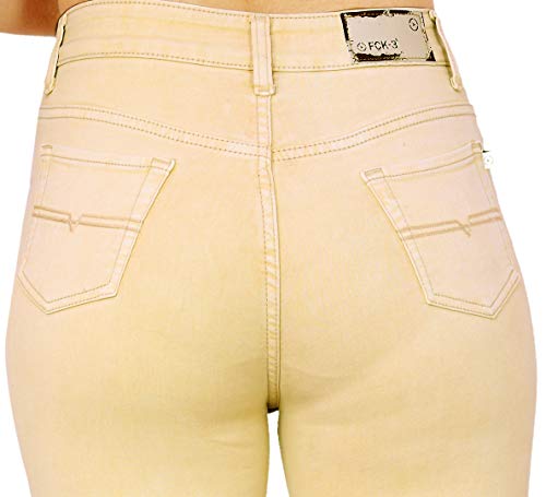 Image of FCK-3 Stretchable Denim Pencil Fit Regular Fit High Waist Jeans for Women