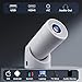 Mini Projector Supports 4k, Wifi, Bluetooth, and 180 Degree Roation Built in Speaker Connects to Phone iPhone/Android/TV Stick, Outdoor Projector