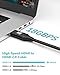 KELink HDMI Cables 6FT/1.8M, 4K @ 60 Hz in-Wall CL3 Rated HDMI 2.0 Cord High Speed HD Shielded Cord Compatible with Roku TV/Laptop/PC/HDTV and More