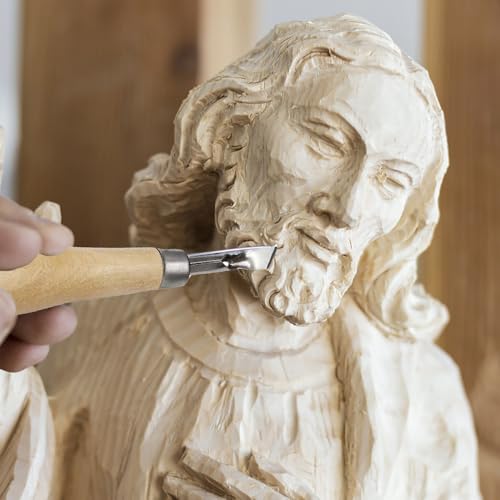 2 Set Lino-Schneid-Set Holz Linoleum-Schnitzwerkzeuge Kit Holzbearbeitungs-Sculpting-Tool für Holzbearbeitung Bildhauerei Linolschnitt Schneiden