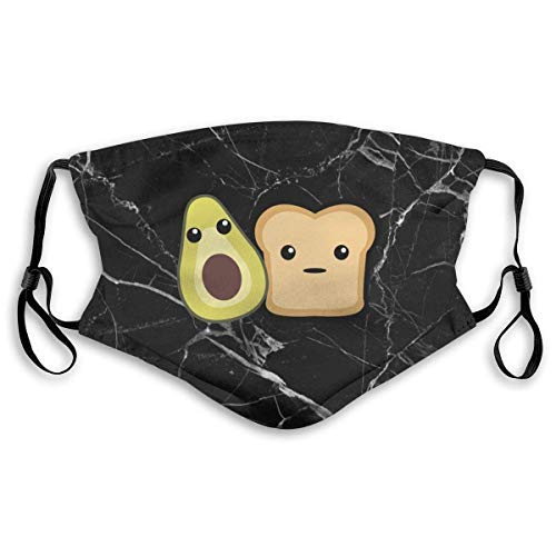 Bequem Winddicht, Toast Avocado, Bedruckte Gesichtsdekorationen Mundschutz Gesichtsschutz Mouth Cover Face Cover Gesichtsbedeckung