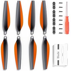 Bwine Drone Original Propellers for F7GIM - 4 Pcs Dark Grey & Orange