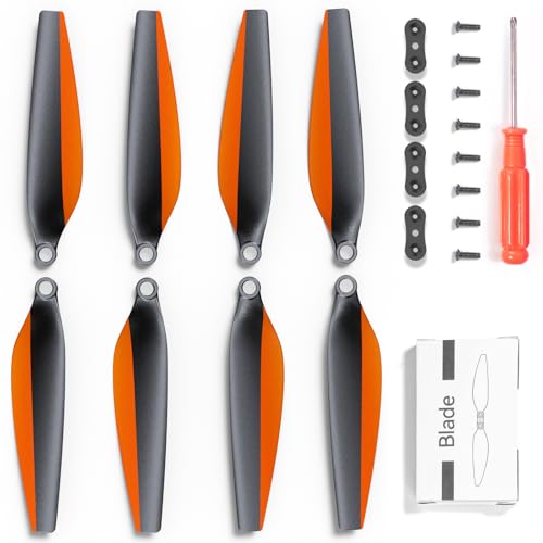 Image of Bwine Drone Original Propellers for F7GIM - 4 Pcs Dark Grey & Orange