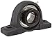 Hub City PB220URX1-11/16 Pillow Block Mounted Bearing, Normal Duty, Low Shaft Height, Relube, Eccentric Locking Collar, Narrow Inner Race, Cast Iron Housing, 1-11/16" Bore, 2.41" Length Through Bore, 2.063" Base To Height