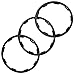 3PCS Entretoise de Vélo Volant moyeu rondelle en Alliage Rondelle de roue libre vélo de Route Joint de Support de pédalier pour ajuster le support de pédalier de vélo volant moteur vélo de route