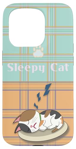 Sleepy Cat �X�}�z�P�[�X iPhone 15 Pro �p