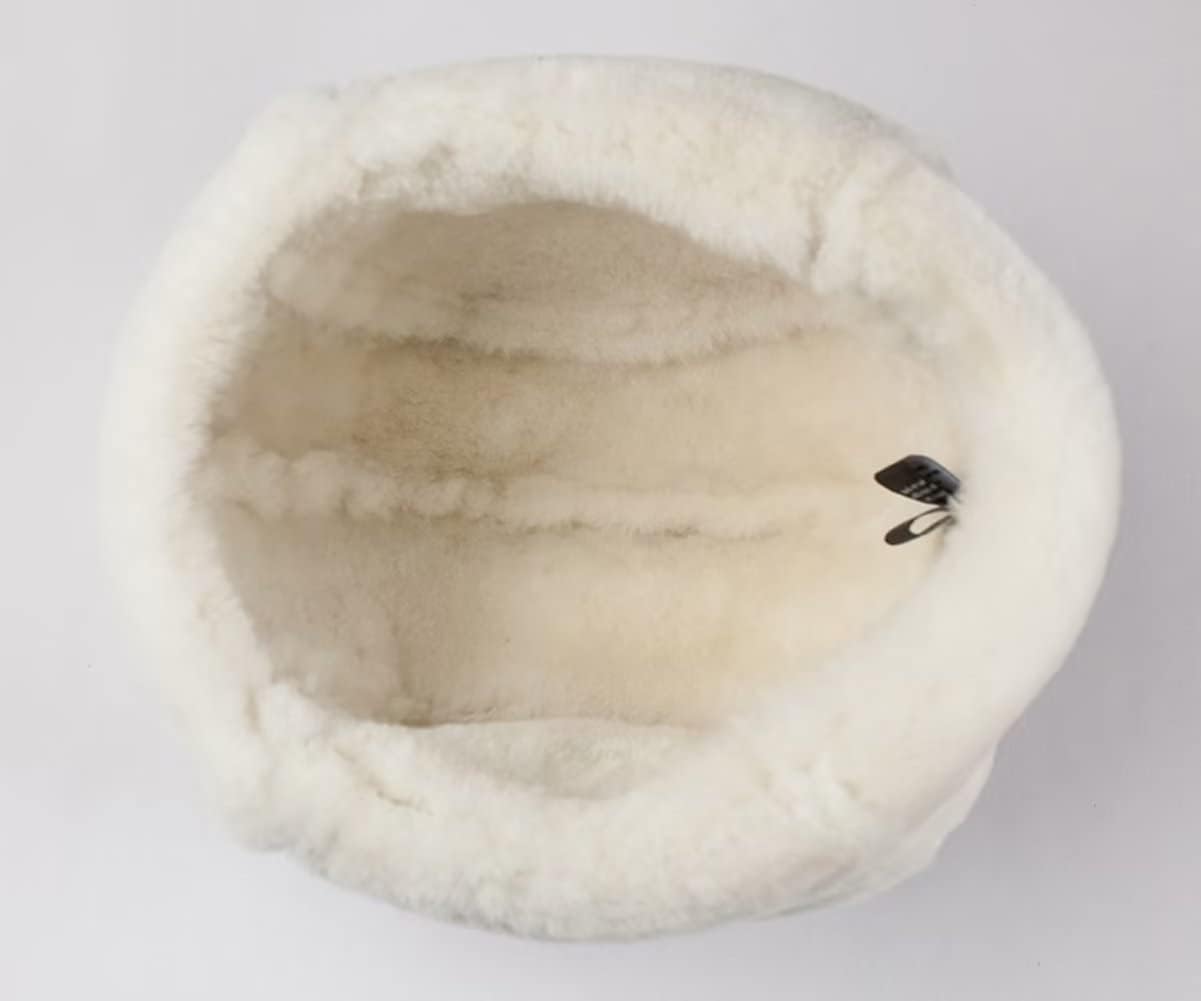 Winter Trapper Hat for Men Warm Hat with Ear Flaps Cold Weather Outdoor Hat Leather Aviator Hat,White-XL