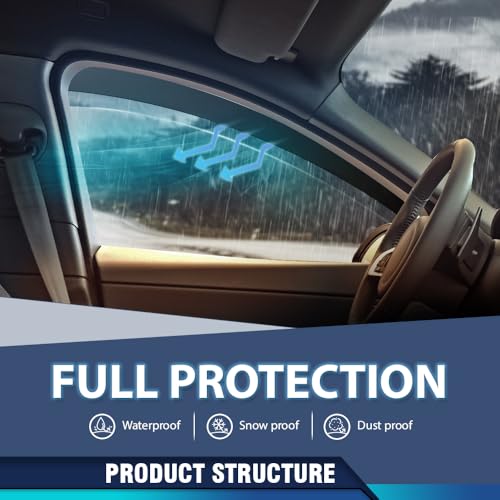 Image of PIT66 in-Channel Ventvisor Window Deflectors and Sun Visors 4 Pcs
