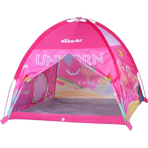 NARMAY® Spielzelt, Einhorn-Kuppelzelt für Kinder, Spaß drinnen/draußen...