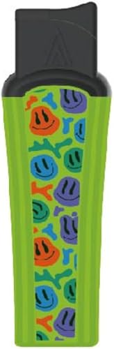 Zl-7 Slim Windproof Torch Jet Lighter (Smiley)