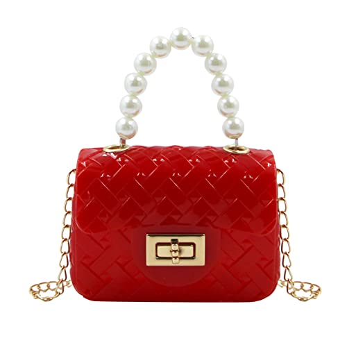 Leomoste LEBB-220308175S-02 Little Girls Mini Jelly Purse Candy Color Transparent Small Crossbody Bag Cute Princess Handbags cover