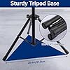 YOUNTHYE Microphone Stand, 67-167cm Adjustable Height and Angle, Heavy Duty Floor Mic Stand with Tripod Base, Mic Clips, Cable Clamp, Phone or iPad Clamp, Carrying Bag #3
