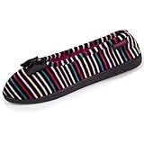  Isotoner Zapatillas de casa bailarinas mujer nudo de grano grueso