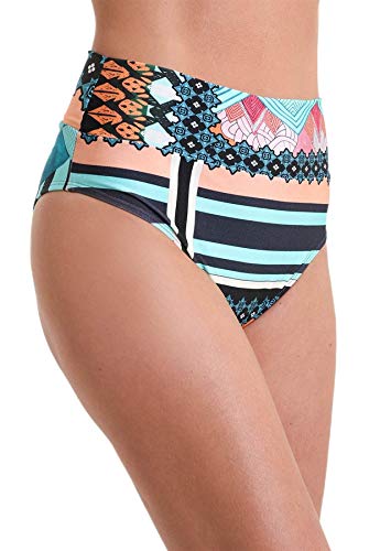 Calcinha Biquíni Avulso Hot Pants Tulum - Estampa Azul Tulum - GG