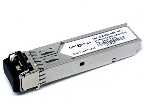 HPC Optics Compatible with Cisco GLC-SX-MM-RGD 1000BASE-SX SFP Transceiver | 1G-SX Industrial Temp -40/85C 850nm GLC-SX-MM-RGD-HPC