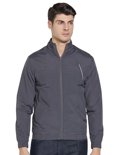 Image of Qube by Fort Collins Men's Windcheater, Lightweight, Windproof Polyester Standard Length Jacket for Year-Round Casual & Daily Use