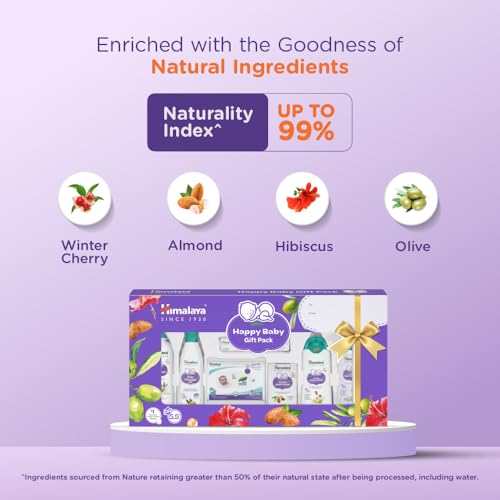 Image of Himalaya Happy Baby Gift Pack 7s with Newborn Baby Essentials | No.1 Doctor Recommended Brand | Complete Baby Care Kit | Safe for Newborns | Perfect for Every Baby Celebration (Pack of 3)
