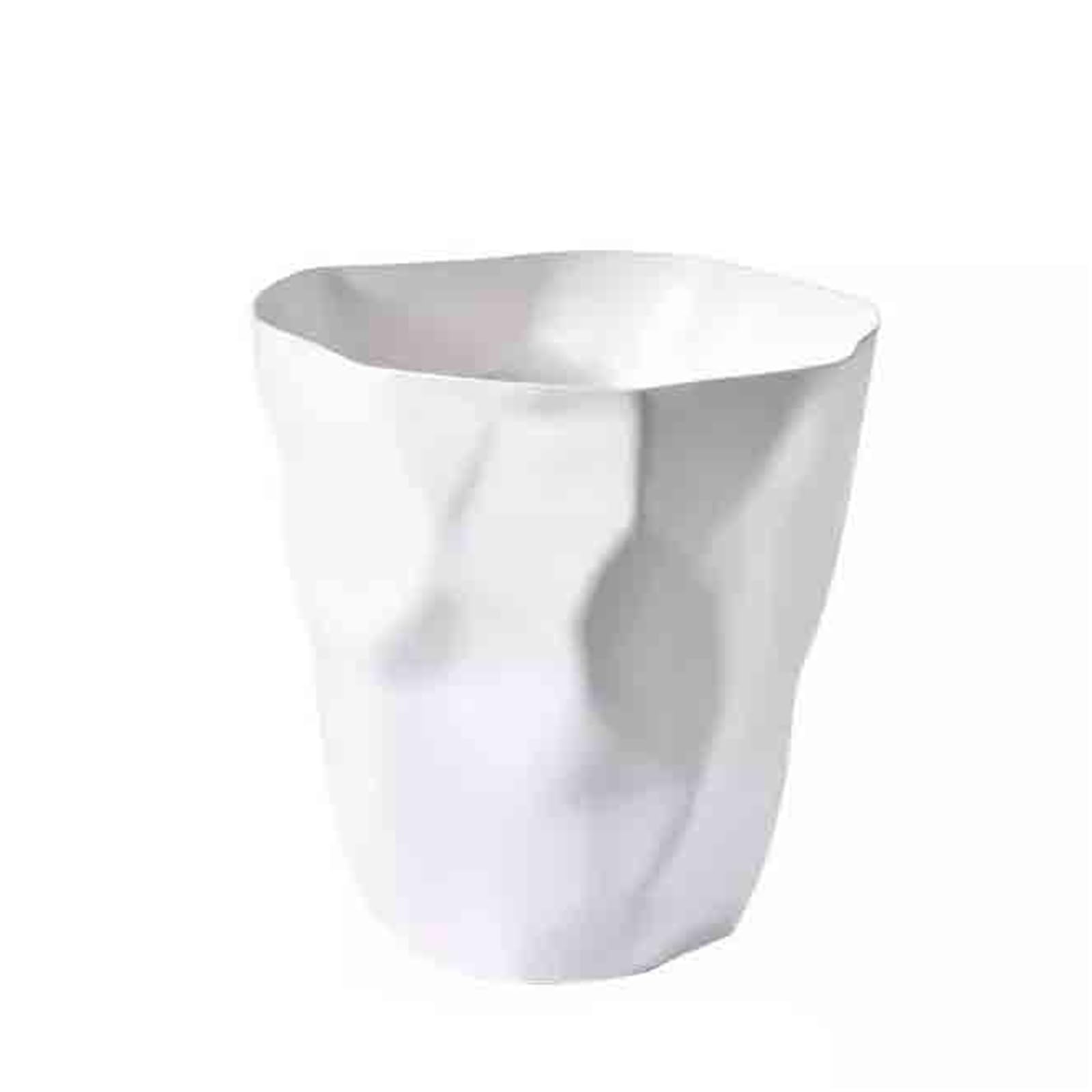 ZYYANSHOP Trash Cans Household Trash Cans For The Living Room Kitchen Bathroom And Bedroom Wastebasket Garbage(White)