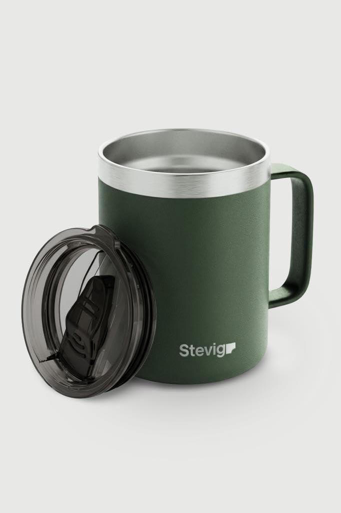 1 Cap Daily Mug Kupa Çelik Termos 350 ML Green ST-264
