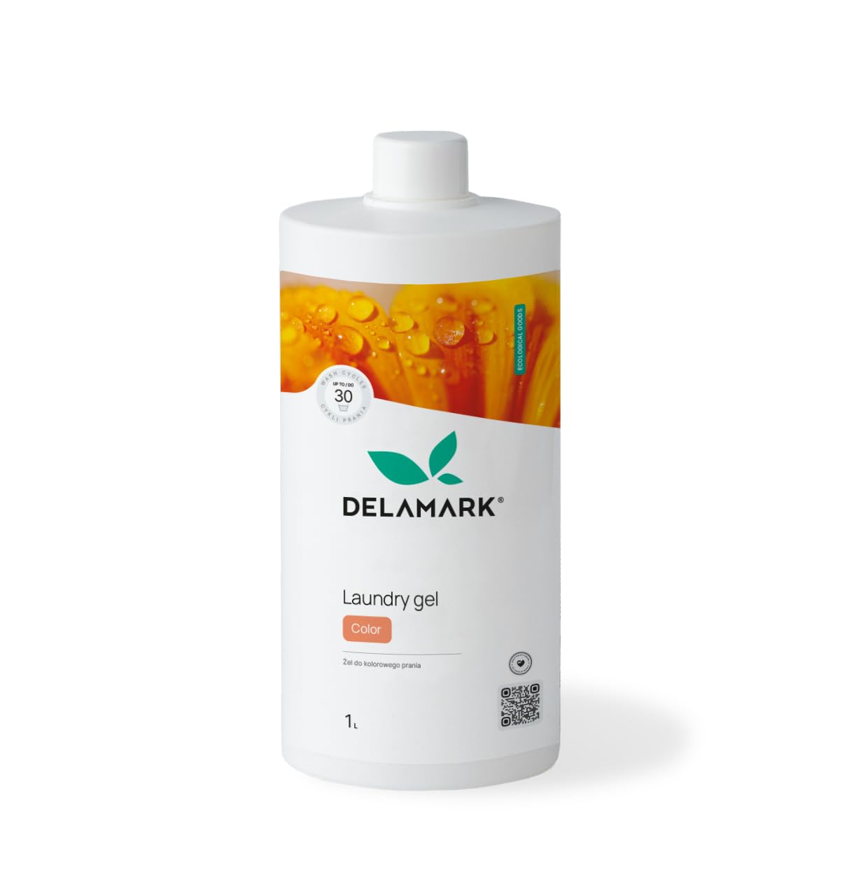 Żel do kolorowego prania, Eko Produkt, detergent do prania, skutecznie usuwa plamy i zabrudzenia, głębokie czyszczenie, 1 L