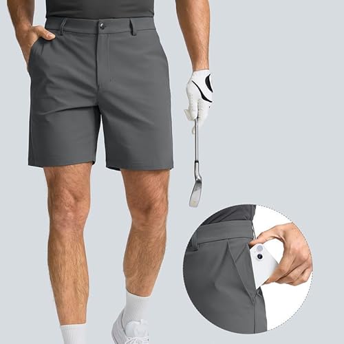 Men's Golf Shorts Quick Dry Stretch Athletic Casual Shorts with Pockets Lightweight Dress Work Travel Summer4