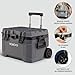 Igloo Trailmate 52Qt Wheeled Cooler, Insulated Hard Shell Ice Chest, Carbonite