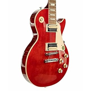 Les Paul Classic Translucent Cherry - Les Beatles, Paul McCartney, John Lennon, RIngo Starr, George Harrison
