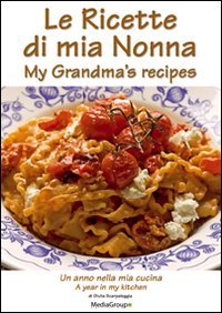 Leather Bound Le Ricette di mia Nonna (My Grandma's Recipe) Un a Book