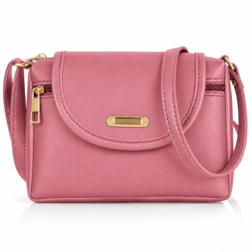 Image of J I ACCESSORIES Women's Stylish Crossbody Sling Bag - Elegant PU Leather Small Shoulder Purse with Adjustable Strap - Casual & Travel Handbag