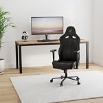 Razer Enki X Essential Gaming Chair: All-Day Comfort - Built-in Lumbar Arch - Optimized Cushion Density - Dual-Textured, Eco-Friendly Synthetic Leather - Adjustable 152-degree Recline - Black - Image 2