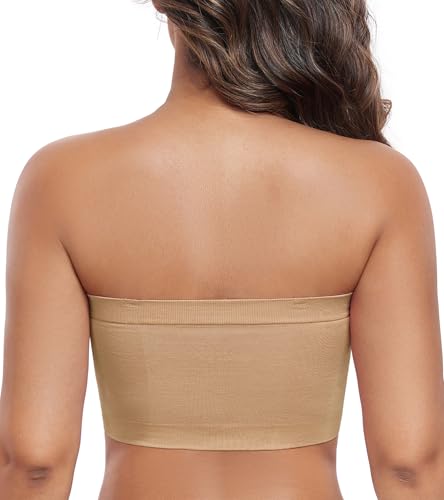 DotVol Women's Underwire Bralette Non Padded Bandeau Tube Top Multiway Bra2