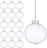 deko weihnachtskugeln Hochwertiges Material – Der transparente Kunststoff macht unsere Kugeln individuell anpassbar und passt sich jedem saisonalen Stil an.