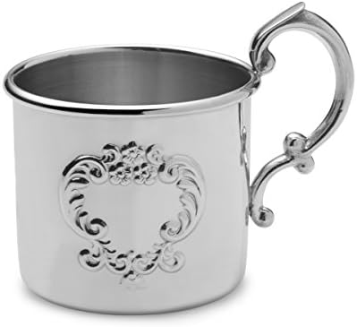 Empire Raised Design Pewter Baby Cup