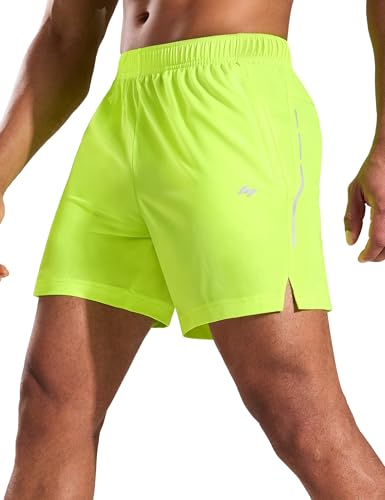Short de course à pied pour homme MIER avec 3 poches zippées