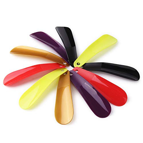 Arroyner 10Pcs Plastic Shoe Horn 6.3 Inch Travel Shoe Horn For Men thumb #6