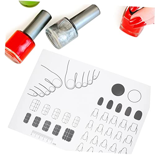Tapete de silicona para practicar manicura acrílica miniatura 3