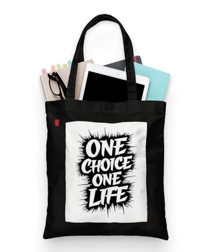 Image of ZORI Black Tote Bag With Pocket Printed Designed Canvas Tote Bags For Women large capacity,Tote bag For Shopping, College, Travel, More Canvas Handbag For Unisex Bag